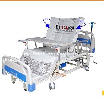 Giường bệnh nhân 4 tay quay Lucass GB-T41 (GB8A)